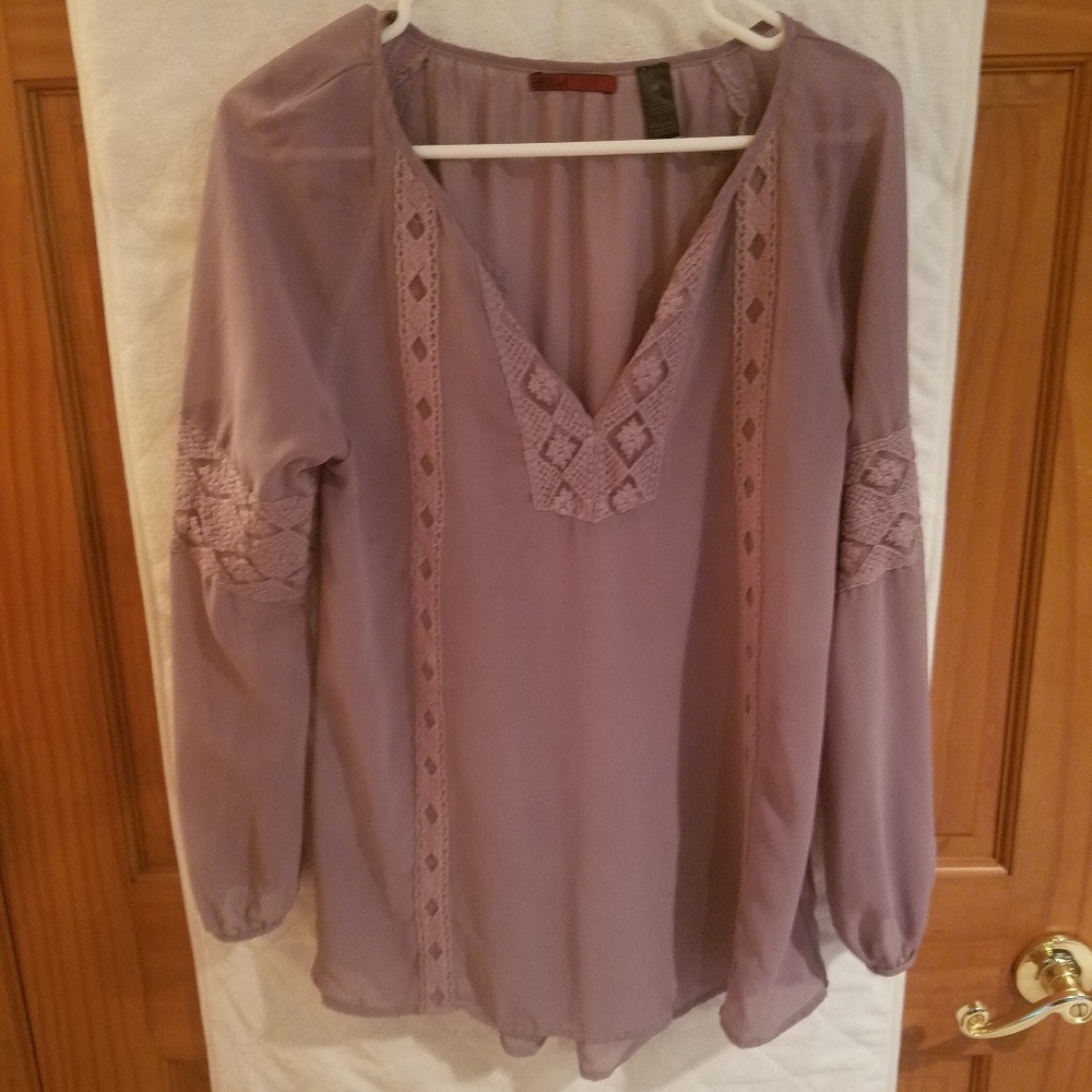 COPY - BKE Sheer Top